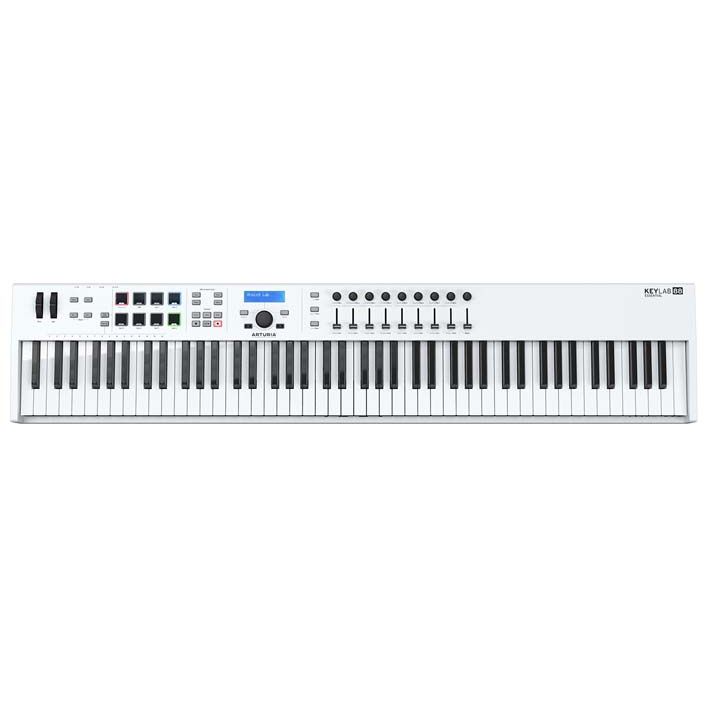KeyLab Essential 88 by Arturia | MIDI keyboard, 88 Keys, Light-Weight Master Controller