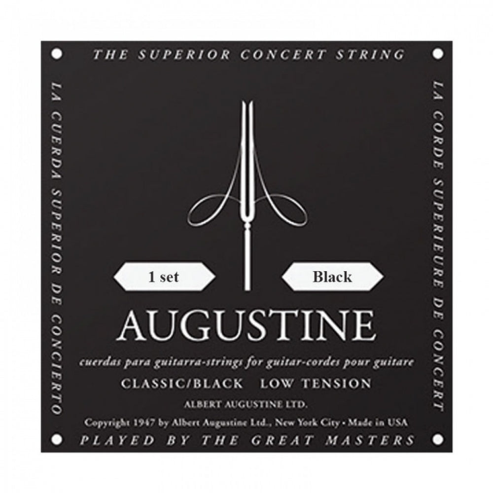Augustine Black Label Low Tension Classical Guitar Strings