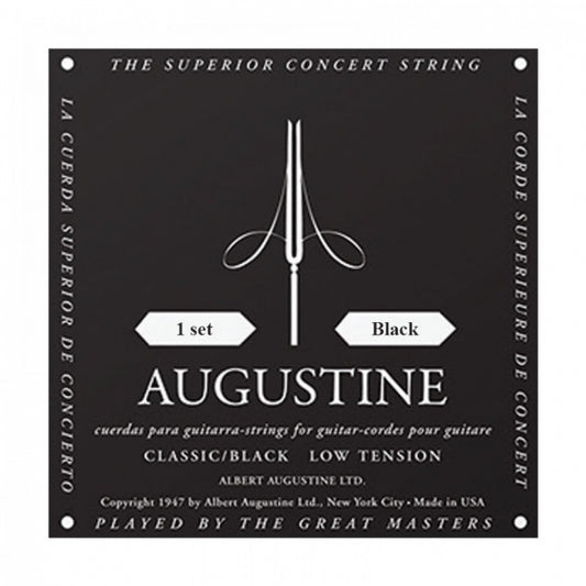 Augustine Black Label Low Tension Classical Guitar Strings