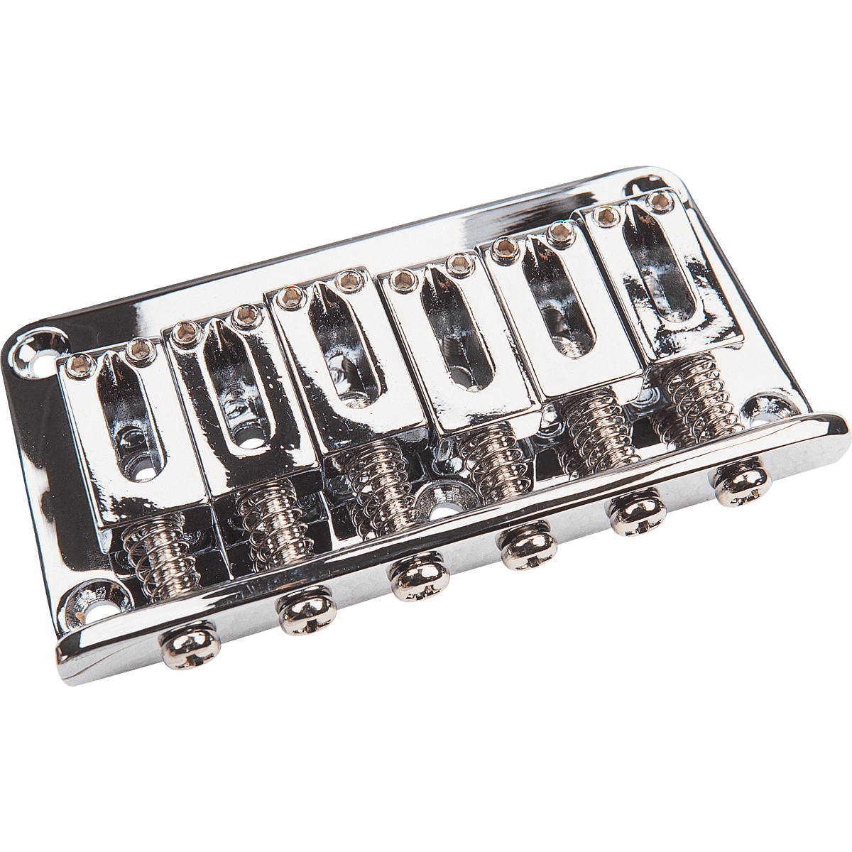 Non tremolo bridge, chrome by Yellow Parts
