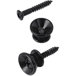 Strap Buttons | Black | 2 pcs | By Yellow Parts | ADI EZ1399B