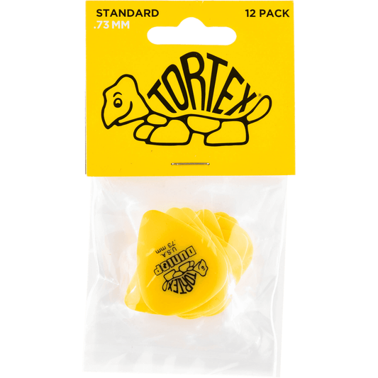 Dunlop 418P73 Tortex Guitar Picks 0.73mm | Bag of 12