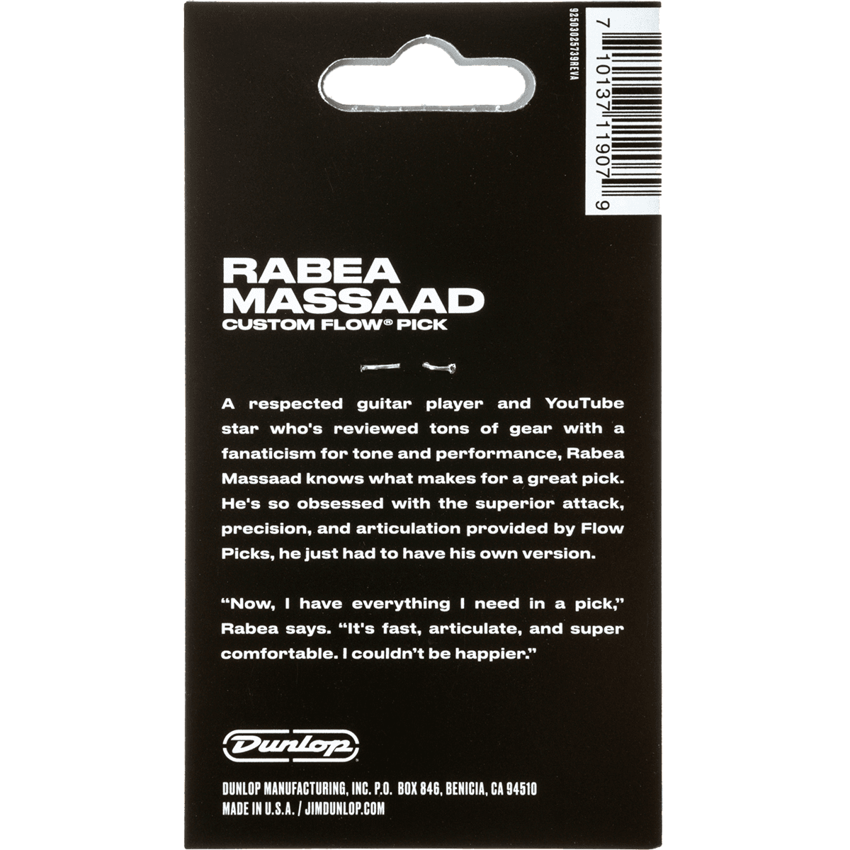 Dunlop Rabea Massaad Signature Custom Flow Guitar Picks | Pack of 6