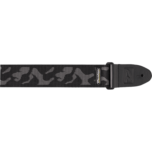 Dunlop Jacquard Strap D38-10GY for Guitar and Bass | Camouflage Grey