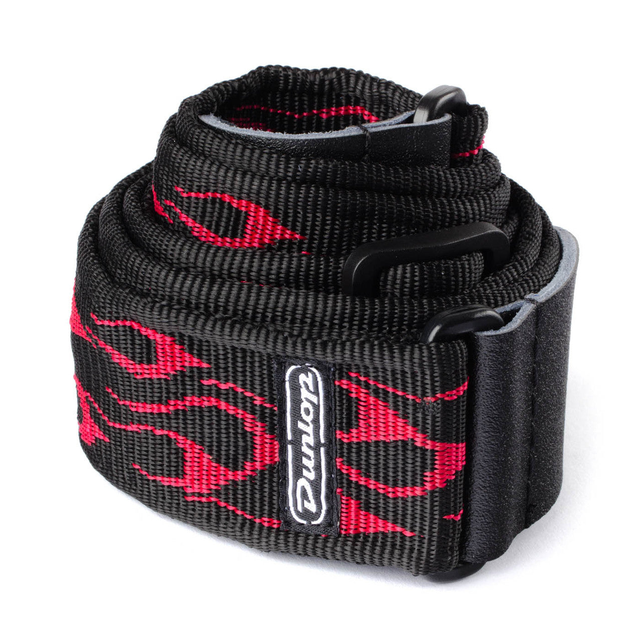 ​Dunlop Jacquard Guitar / Bass Strap Flambe Red | ADU D38-11RD