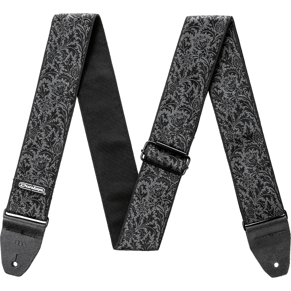 Dunlop Jacquard Guitar Strap Black Thistle