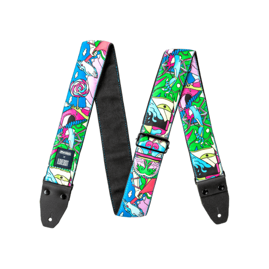 Dunlop ILOVEDUST Jacquard Guitar Strap ILD12 Dust Sucker