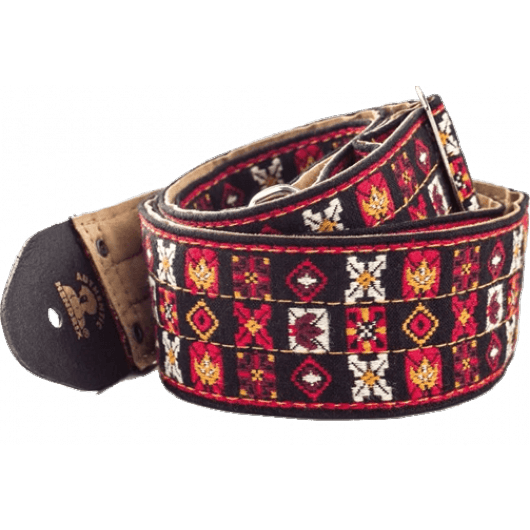 Jimi Hendrix Woodstock Guitar/Bass Strap by Dunlop | ADU JH01