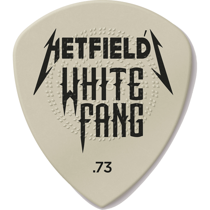 James Hetfield White Fang  Guitar Pick Tin by Dunlop | 6 0.73mm Plectrums in Collectors Tin | ADU PH122T073