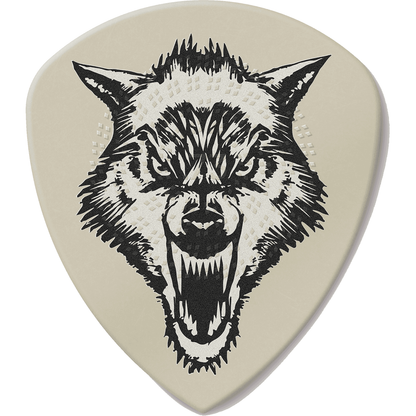 James Hetfield White Fang  Guitar Pick Tin by Dunlop | 6 0.73mm Plectrums in Collectors Tin | ADU PH122T073