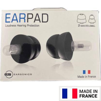 EARSONICS EARPAD Earprotection with LIC-technology | Included Case and Neck Strap