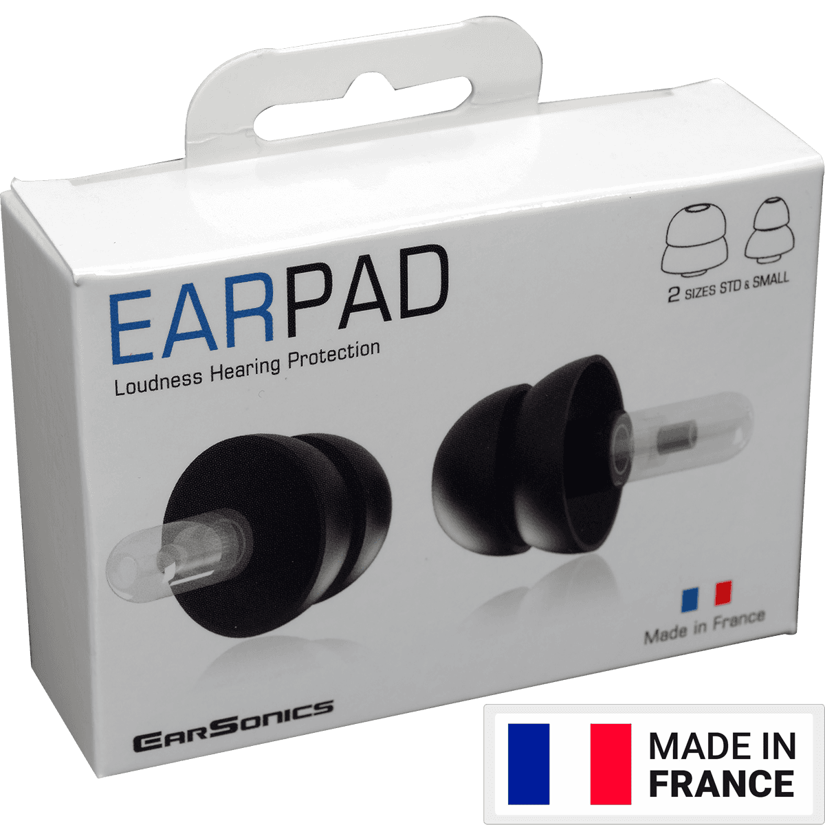 EARSONICS EARPAD Earprotection with LIC-technology | Included Case and Neck Strap