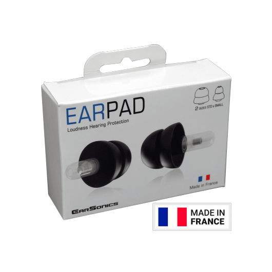 EARSONICS EARPAD Earprotection with LIC-technology | Included Case and Neck Strap