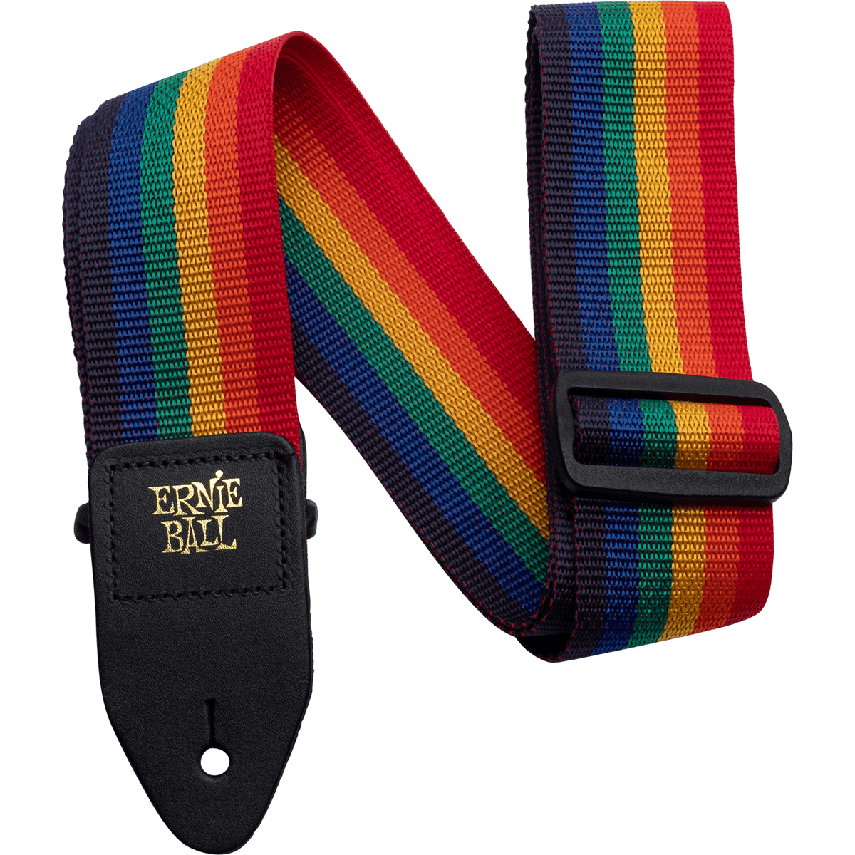 Rainbow Polypro Guitar/Bass Strap by Ernie Ball | PO4044 | Adjustable Length