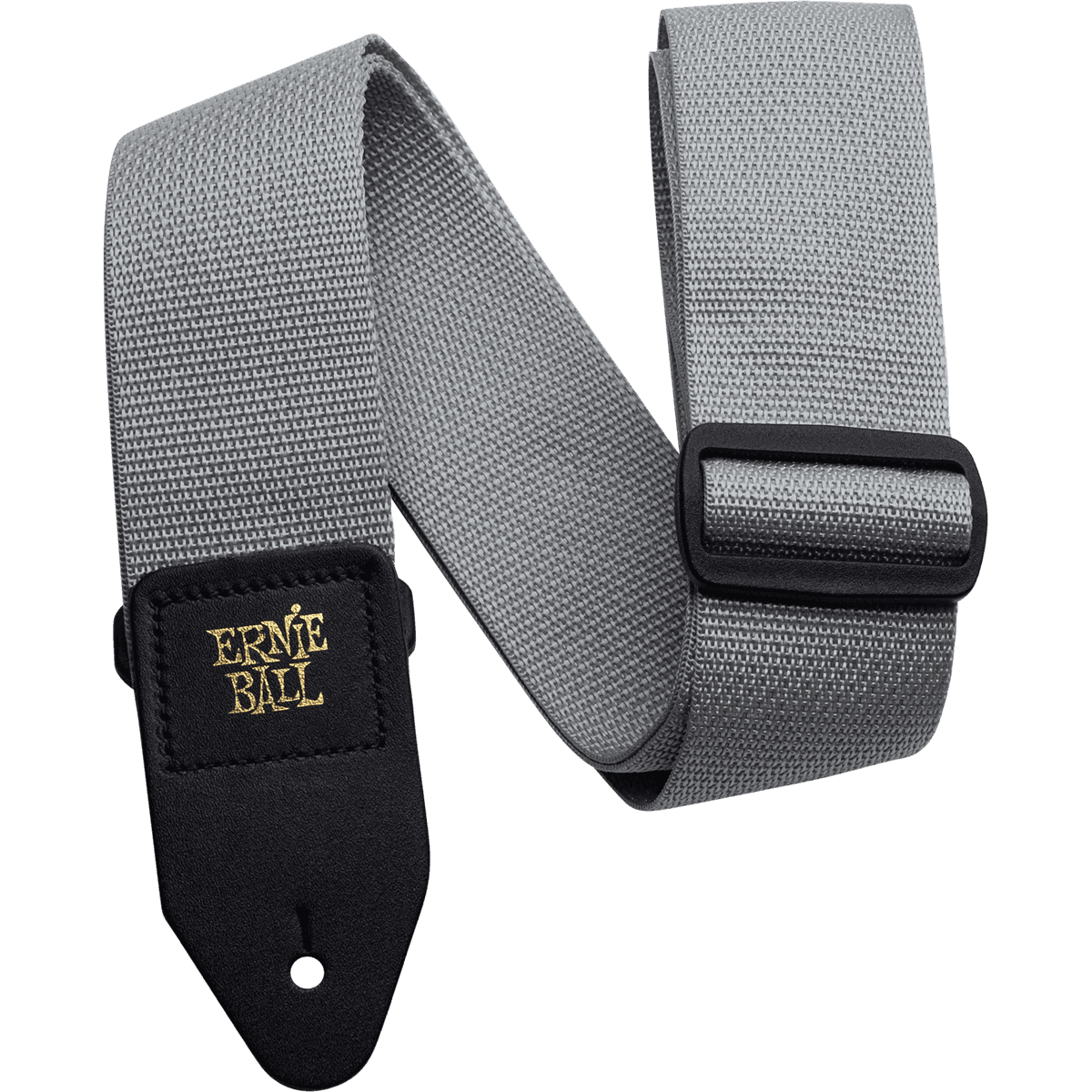 Grey Polypro Guitar/Bass Strap by Ernie Ball | PO4046 | Adjustable Length