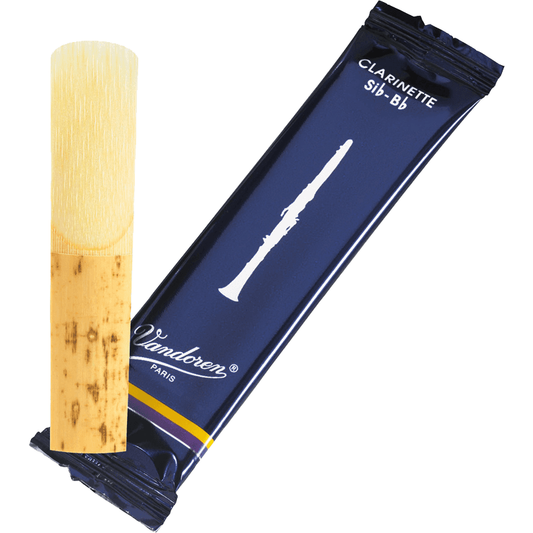 Vandoren 1 Classic Blue Bb Clarinet Reed | Strength 1 | Single Traditional Reed