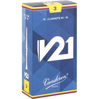 Vandoren V21 Clarinet Reed 3 | Single Reed
