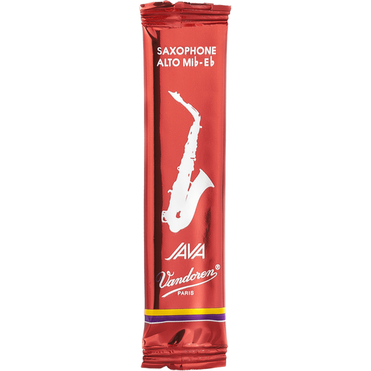 Vandoren 3 Java Red Alt Saxophone Reed Eb | Single Reed