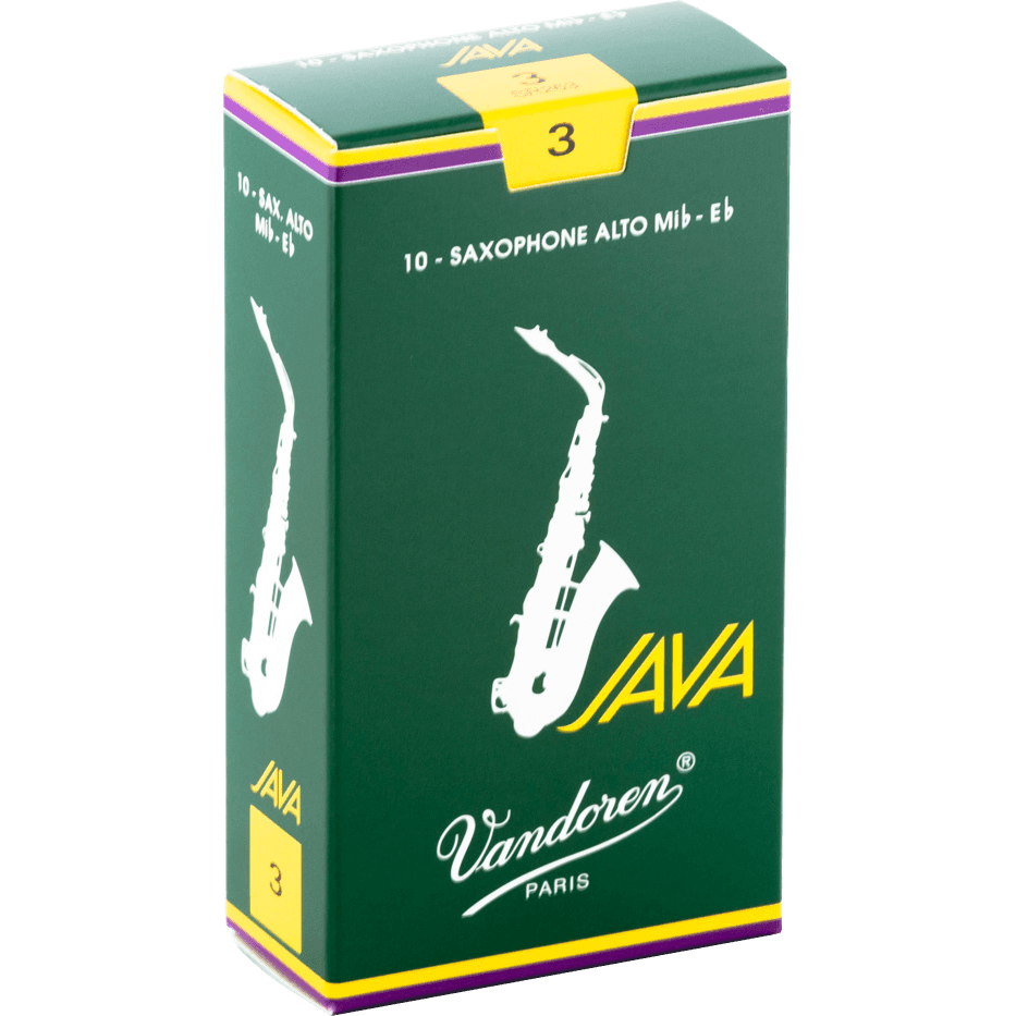 Vandoren 3 Java Alt Saxophone Reed Eb | Single Reed
