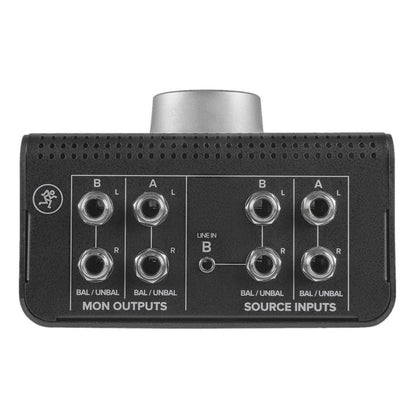 Mackie Big Knob Passive 2x2 Studio Monitor Controller | Passive Monitor Controller | 2 Selectable Stereo Inputs | 2 Selectable Stereo Outputs | Mono/Mute/Dim Buttons