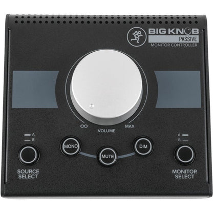 Mackie Big Knob Passive 2x2 Studio Monitor Controller | Passive Monitor Controller | 2 Selectable Stereo Inputs | 2 Selectable Stereo Outputs | Mono/Mute/Dim Buttons