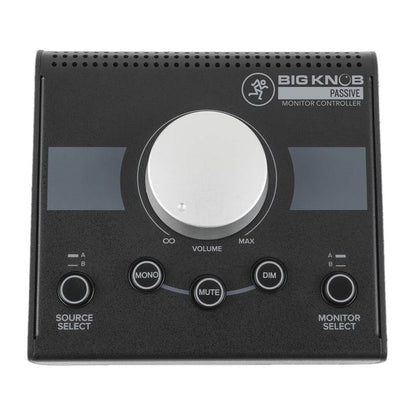Mackie Big Knob Passive 2x2 Studio Monitor Controller | Passive Monitor Controller | 2 Selectable Stereo Inputs | 2 Selectable Stereo Outputs | Mono/Mute/Dim Buttons