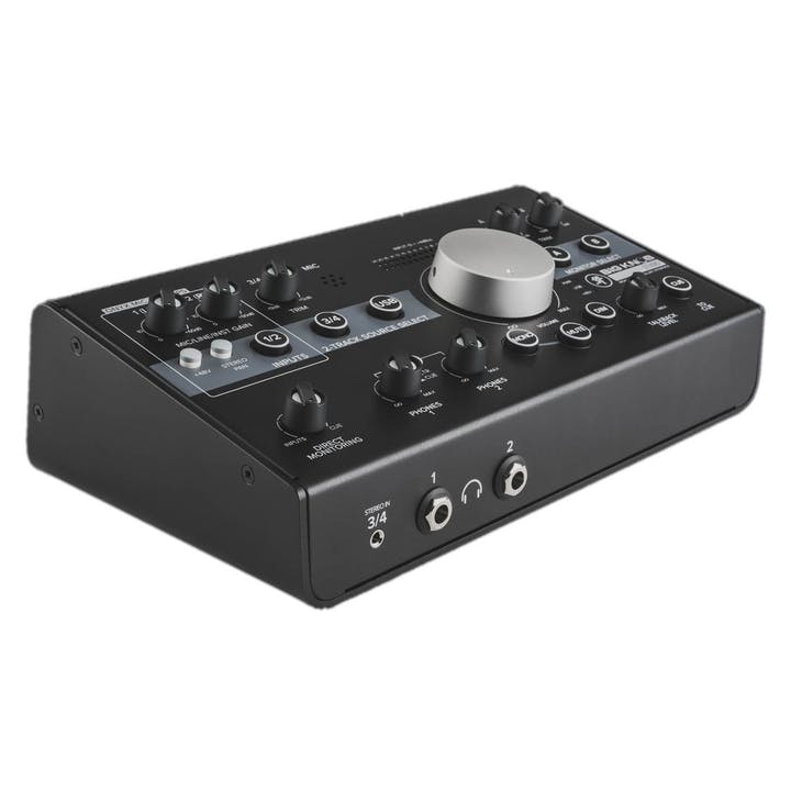 Mackie Big Knob Studio 3x2 Studio Monitor Controller and Interface | Monitor Controller and USB Audio Interface | 2 Mic Preamps | 3 Selectable Stereo Inputs | 2 Selectable Stereo Outputs