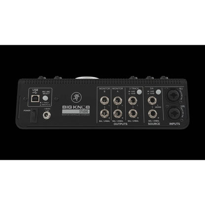 Mackie Big Knob Studio 3x2 Studio Monitor Controller and Interface | Monitor Controller and USB Audio Interface | 2 Mic Preamps | 3 Selectable Stereo Inputs | 2 Selectable Stereo Outputs