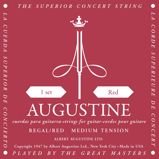 Augustine Regal Red Medium Tension Classical Guitar Strings