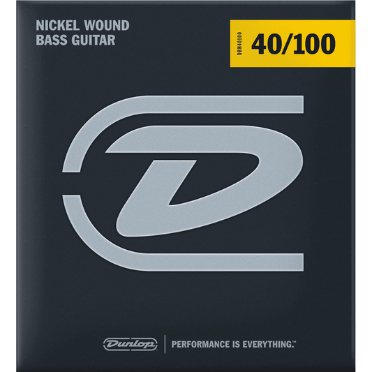 Dunlop 40-100 Electric Bass Guitar Strings | Nickel Wound
