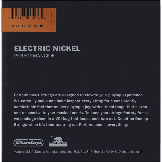 Dunlop 9-46 Electric Guitar Strings