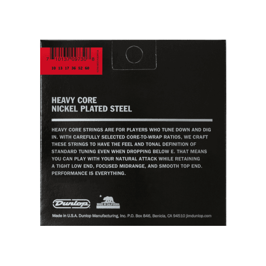 7 String Heavy Core Electric Guitar String Set 10-60 | by Dunlop | CDU DHCN1060-7