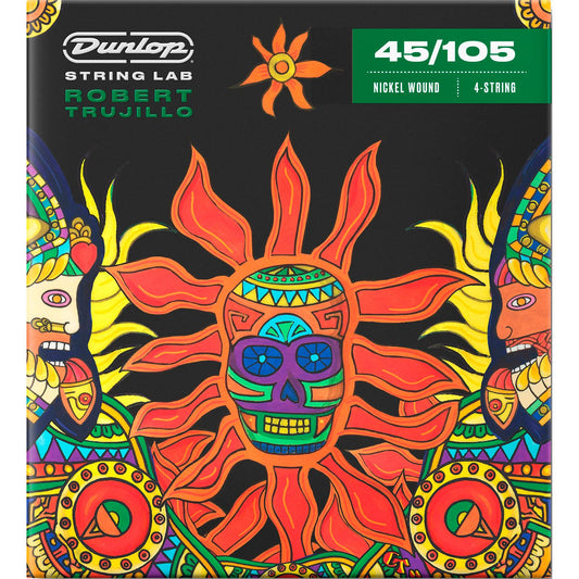 Dunlop Robert Trujillo Signature Electric Bass Guitar Strings 45-105 | Nickel Wound