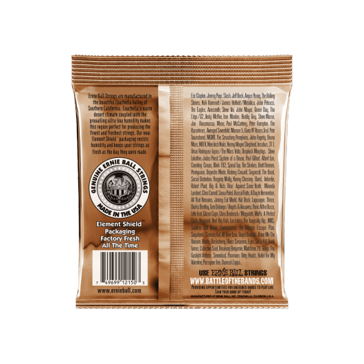 Ernie Ball Extra Light Earthwood 2150 Acoustic Guitar Strings | 10 - 50 | Phosphor Bronze