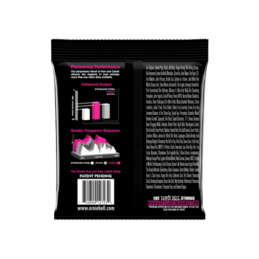 Ernie Ball Slinky Cobalt 2723 Guitar Strings | 9 - 42 | Cobalt For High Output