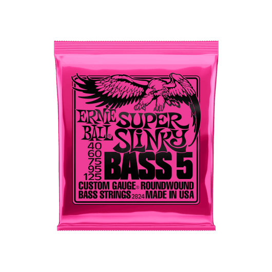 Ernie Ball Super Slinky 2824 Bass 5 Strings | 40 - 125 | Roundwound