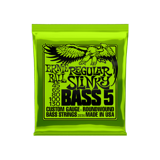 Ernie Ball Regular Slinky 2836 Bass 5 Strings | 45 - 130 | Roundwound