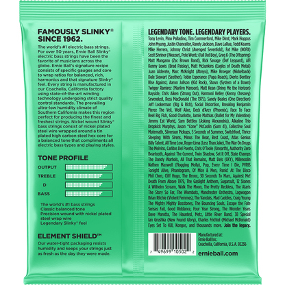 ​Ernie Ball Hyper Slinky 2841 Bass Guitar Strings | 40 - 100 | Roundwound