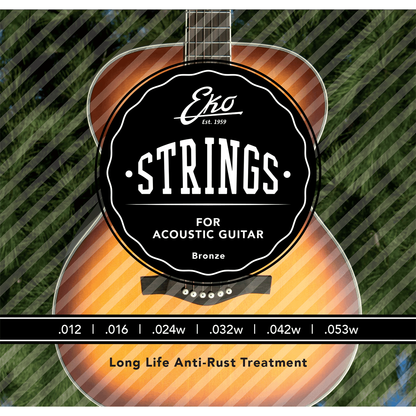 Eko | Acoustic Strings Set | Bronze | 12-53 Medium | CEK ACB1253M