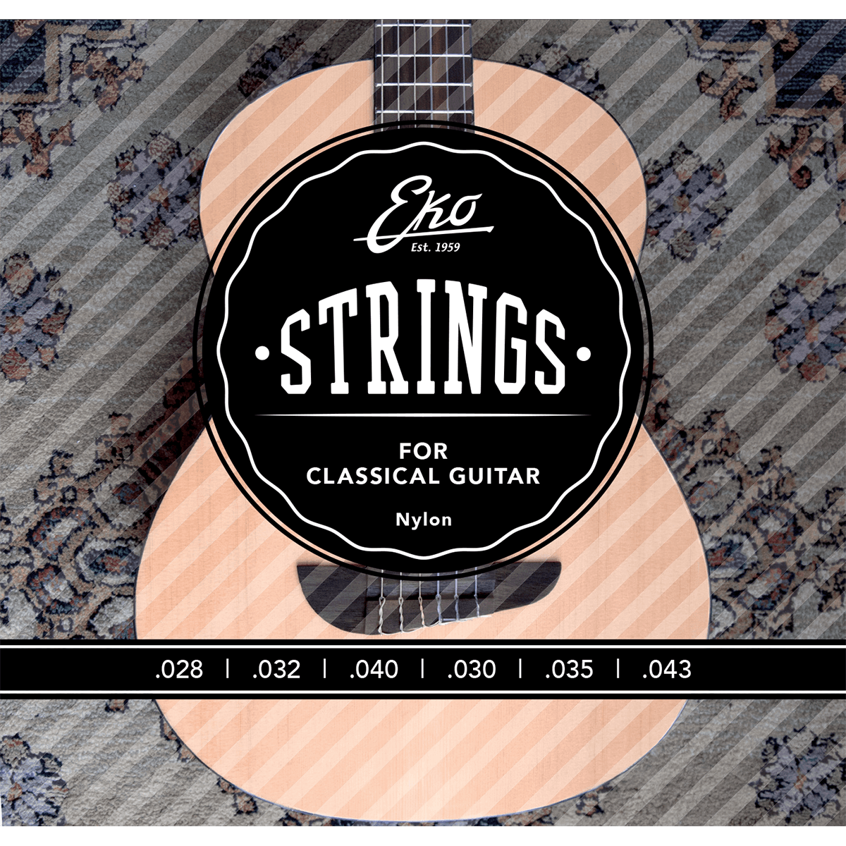 EKO Classical Guitar String Set | Medium Tension