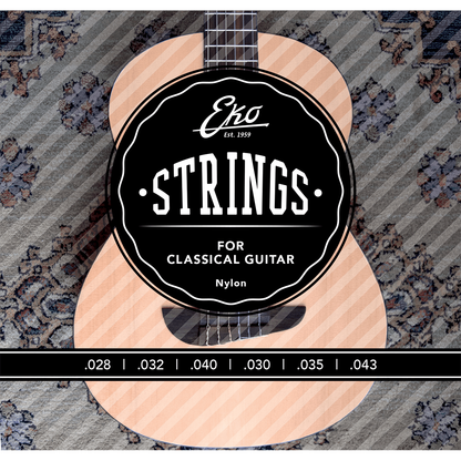 EKO Classical Guitar String Set | Medium Tension