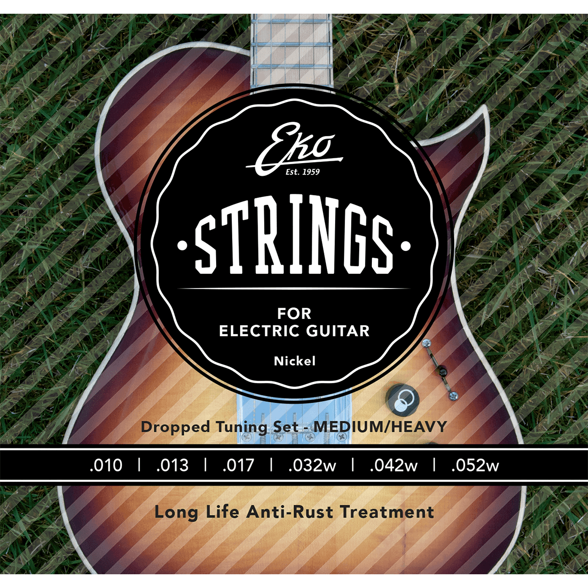 EKO Electric Guitar String Set | .010 - .052 | Medium/Heavy
