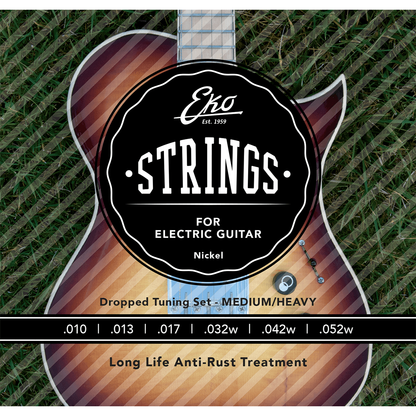EKO Electric Guitar String Set | .010 - .052 | Medium/Heavy