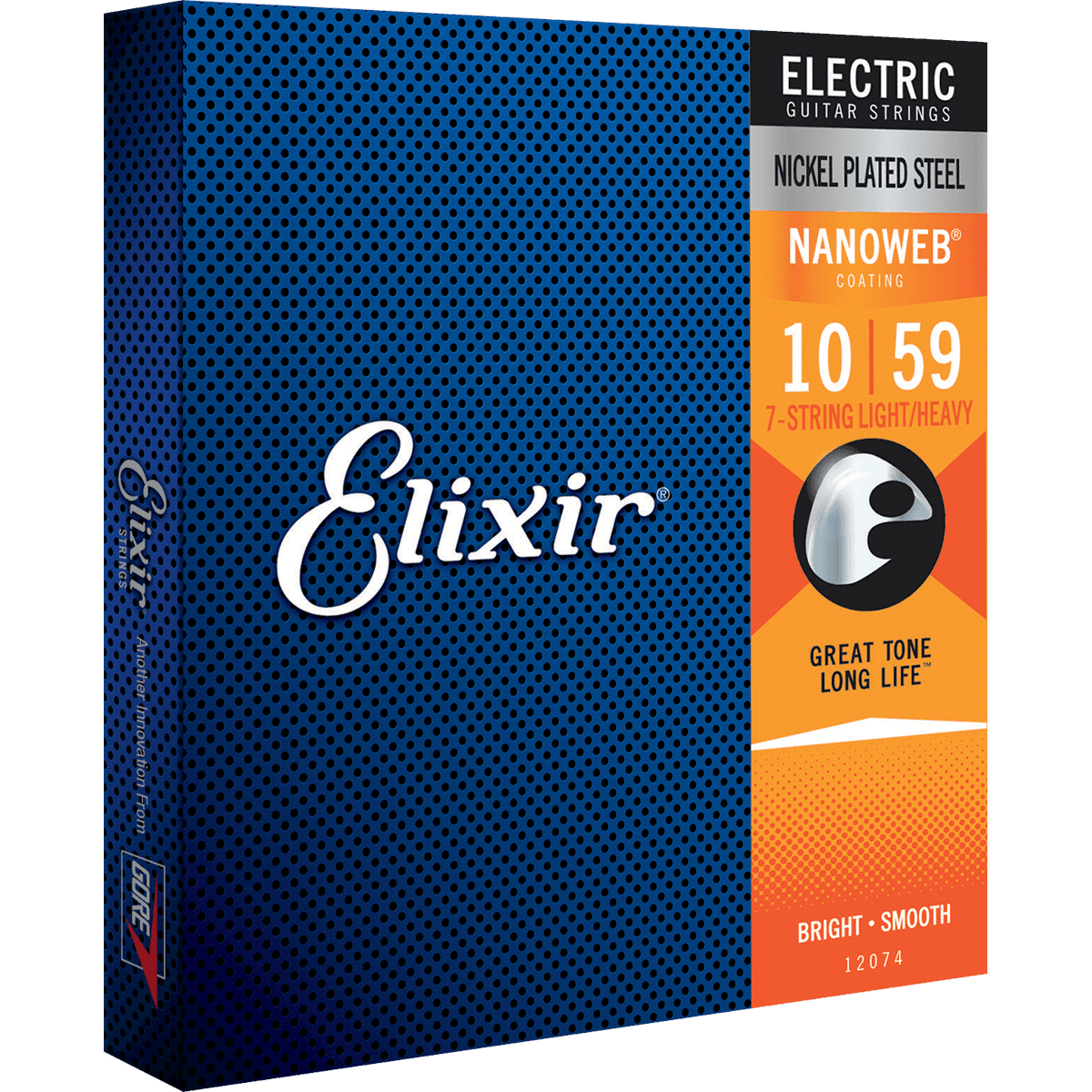 Nanoweb 10 - 59 Electric Guitar Strings | For 7-String Guitars | By Elixir