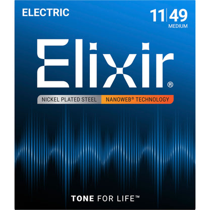 Nanoweb 11 - 49 Electric Guitar Strings | By Elixir