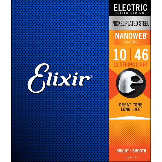 12 String Set for Electric Guitar | 10-46 Light | By Elixir | CEL 12450