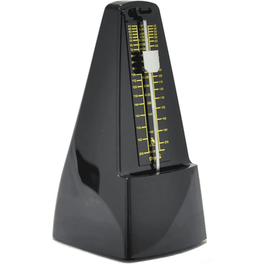 Mechanical Wind-up Metronome Pyramid Shape by Cherub | ECH WSM-330-BK
