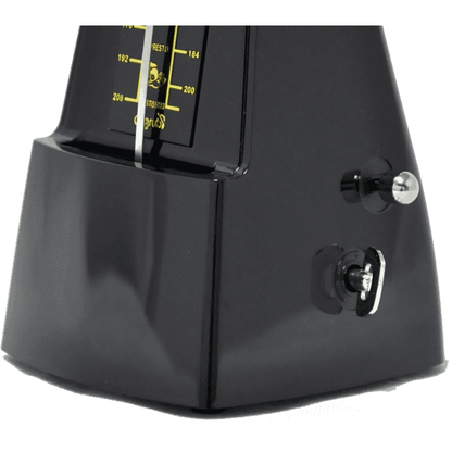 Mechanical Wind-up Metronome Pyramid Shape by Cherub | ECH WSM-330-BK