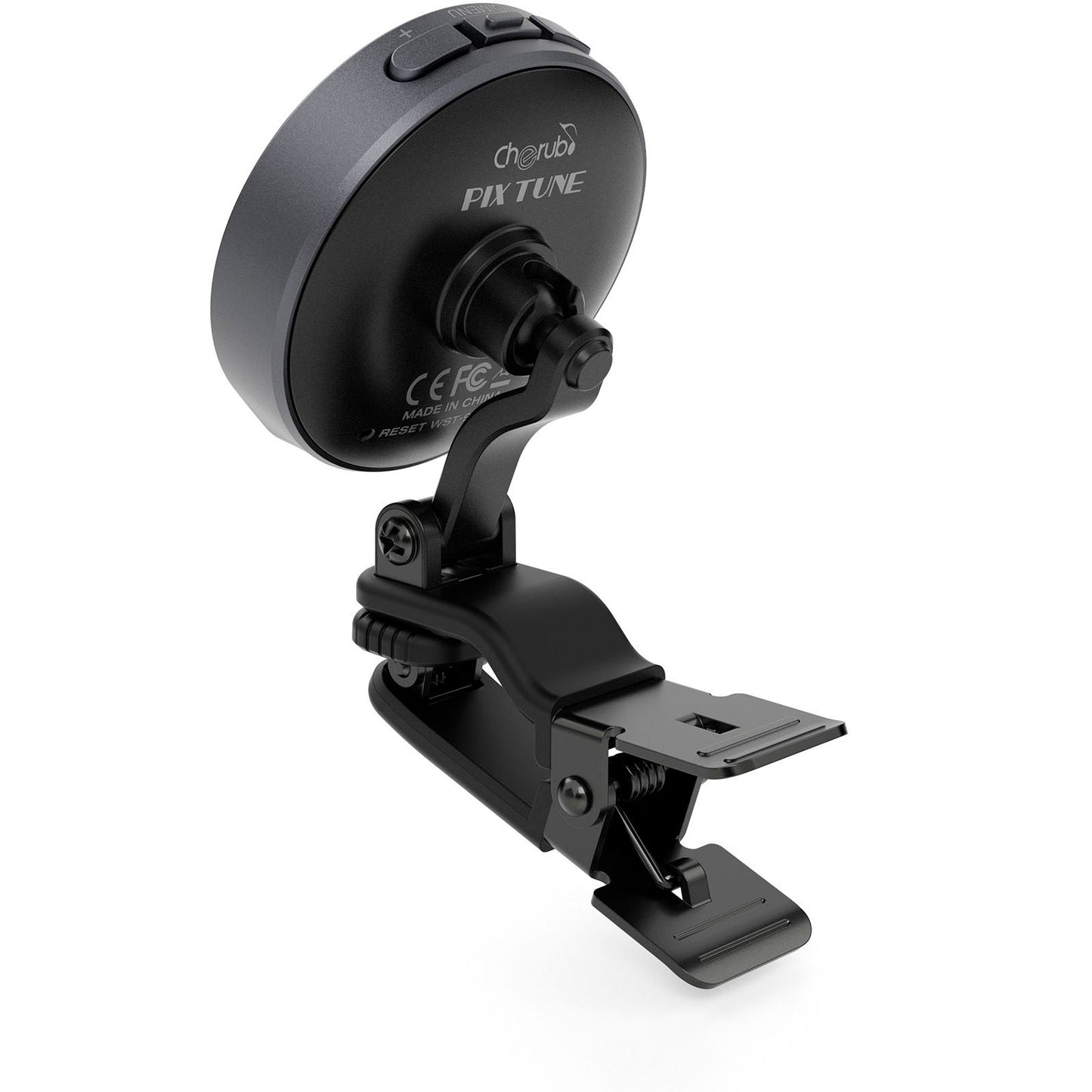 Cherub WST-915Li Pix Tune Clip-On Tuner for Guitar | Customizable Tuning Display