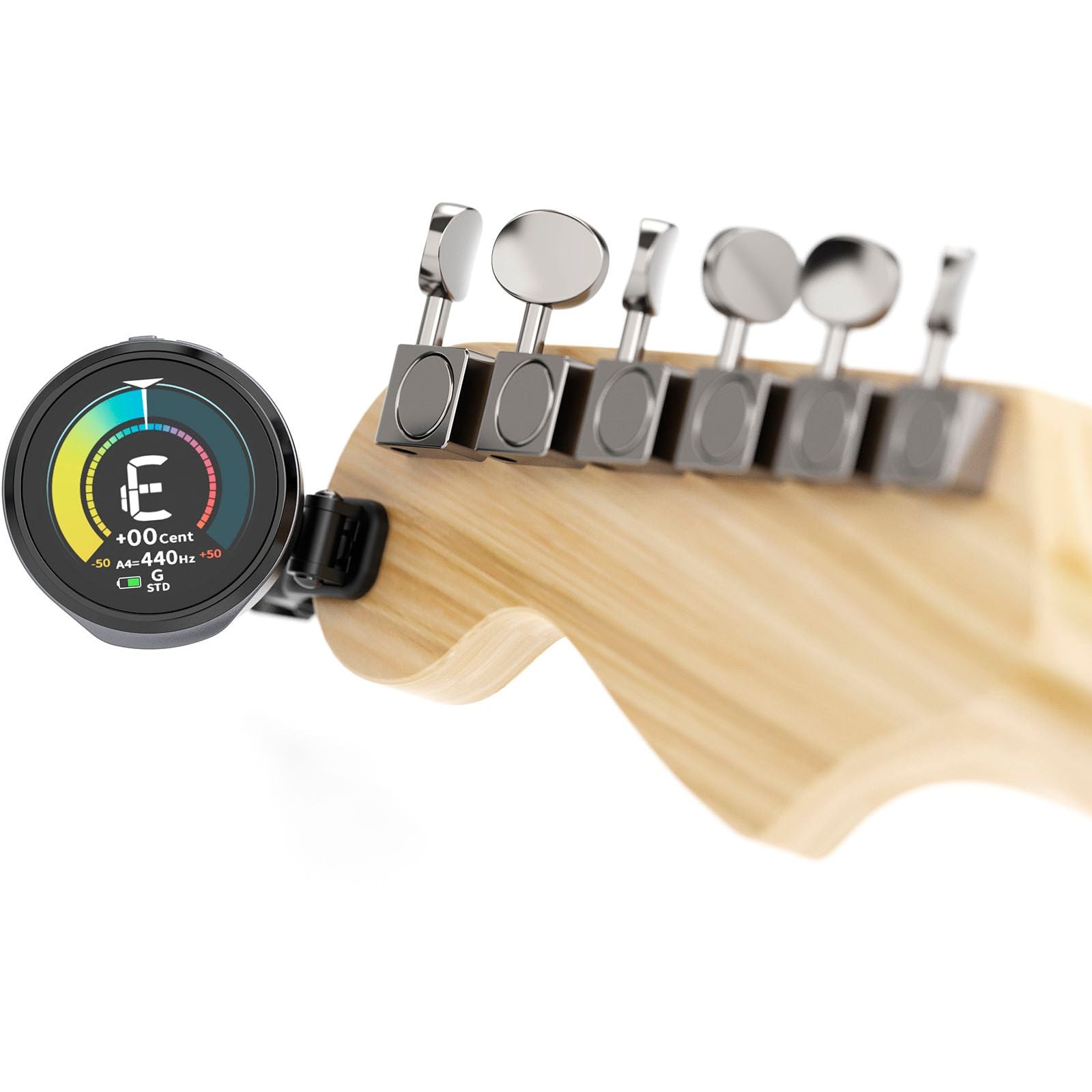 Cherub WST-915Li Pix Tune Clip-On Tuner for Guitar | Customizable Tuning Display